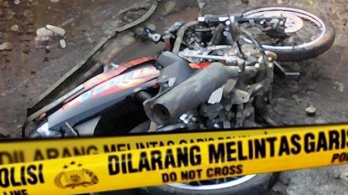 Ilustrasi kecelakaan sepeda motor3l