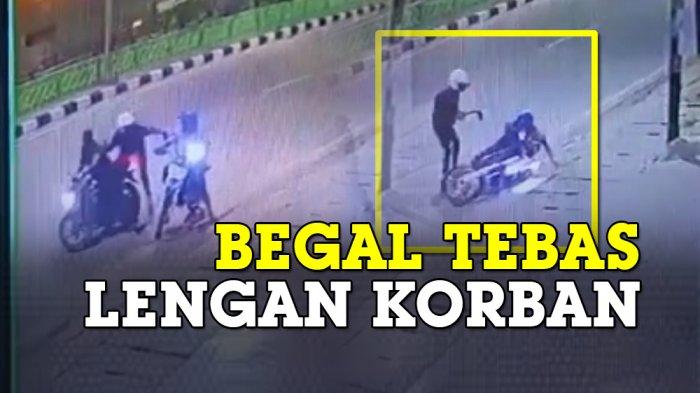 detik detik aksi begal di medan yang menggunakan senjata tajam
