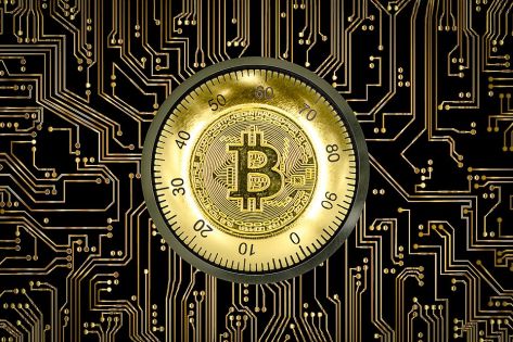Crypto Security Vault Concept Image